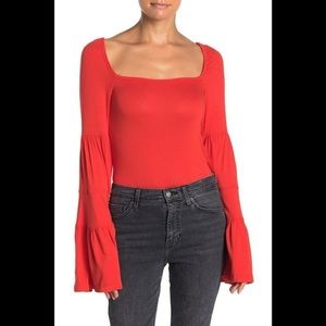 Free people babetown bell sleeve top